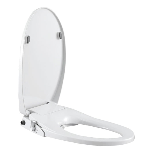 Cefito Non Electric Bidet Toilet Seat O-Shape Dual Nozzle Soft Close WaterMark DIY BIDET-N-ELEC-A106-WH