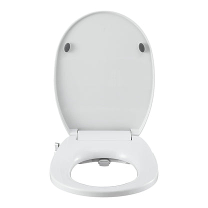 Cefito Non Electric Bidet Toilet Seat O-Shape Dual Nozzle Soft Close WaterMark DIY BIDET-N-ELEC-A106-WH