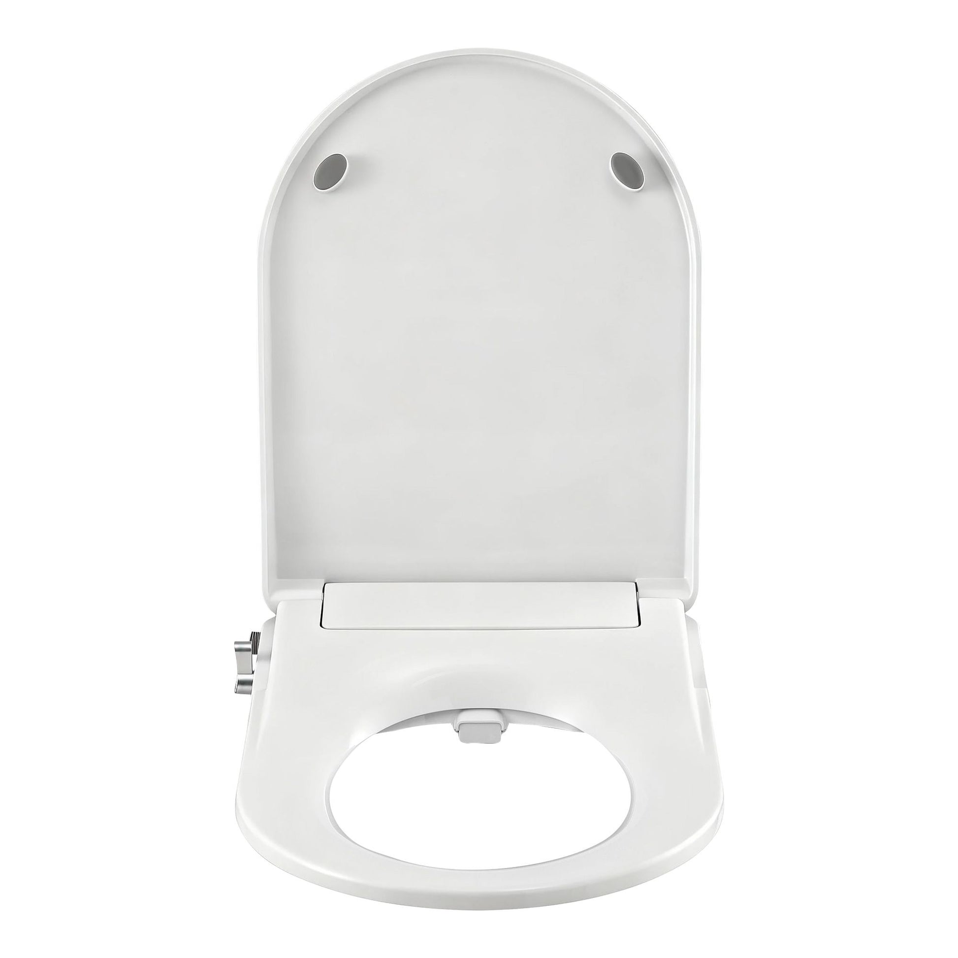 Cefito Non Electric Bidet Toilet Seat D-Shape Dual Nozzle Soft Close WaterMark DIY BIDET-N-ELEC-A108-WH