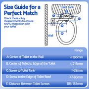 Cefito Non-Electric Ultra-Slim Bidet Attachment Detachable Bidet with Dual Nozzle Frontal & Rear Wash BIDET-PART-B012-WH