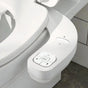 Cefito Ultra-Slim Bidet Attachment Detachable Bidet with Self-Cleaning Dual Nozzle Non-Electric Adjustable BIDET-PART-B014-WH