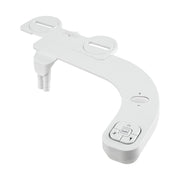 Cefito Ultra-Slim Bidet Attachment Detachable Bidet with Self-Cleaning Dual Nozzle Non-Electric Adjustable BIDET-PART-B014-WH