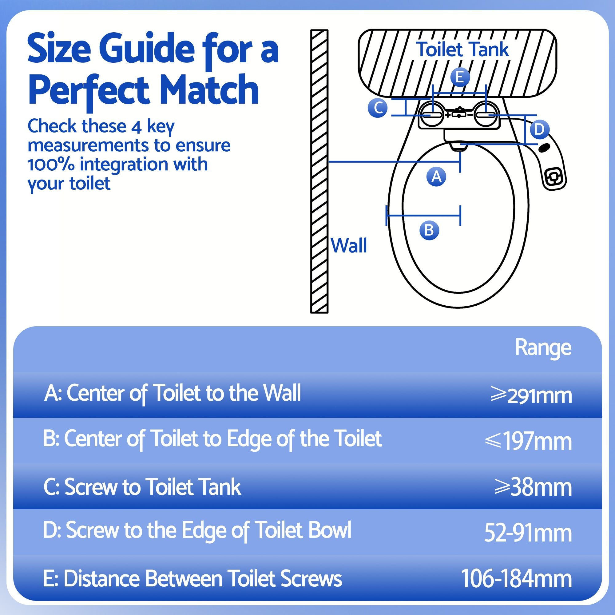 Cefito Ultra-Slim Bidet Attachment Detachable Bidet with Self-Cleaning Dual Nozzle Non-Electric Adjustable BIDET-PART-B014-WH