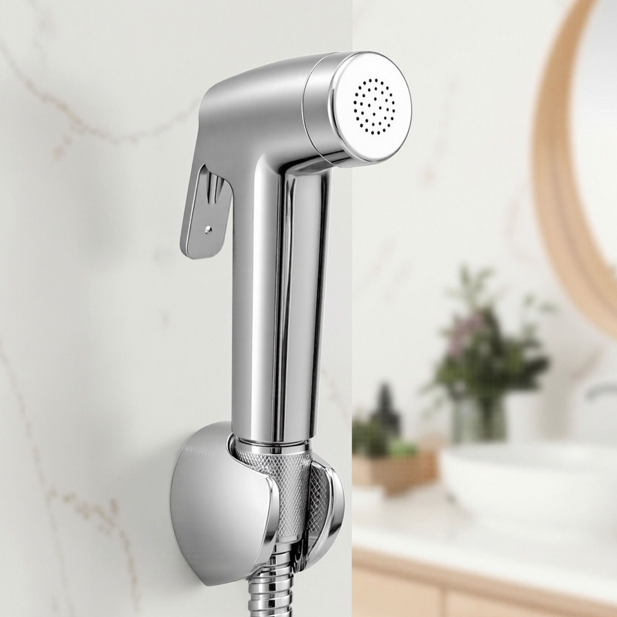 Cefito Handheld Bidet Sprayer for Toilet 1.5m Stainless Steel Hose Jet Spray for Feminine Wash Cloth Diaper BIDET-PART-SPRAY-SV