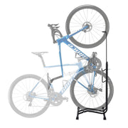 Weisshorn 4-in-1 Bike Parking Stand Vertical Floor Storage Rack for 24"-27.5" Bicycles, Adjustable Height BIKE-STD-BK