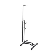 Weisshorn 4-in-1 Bike Parking Stand Vertical Floor Storage Rack for 24"-27.5" Bicycles, Adjustable Height BIKE-STD-BK