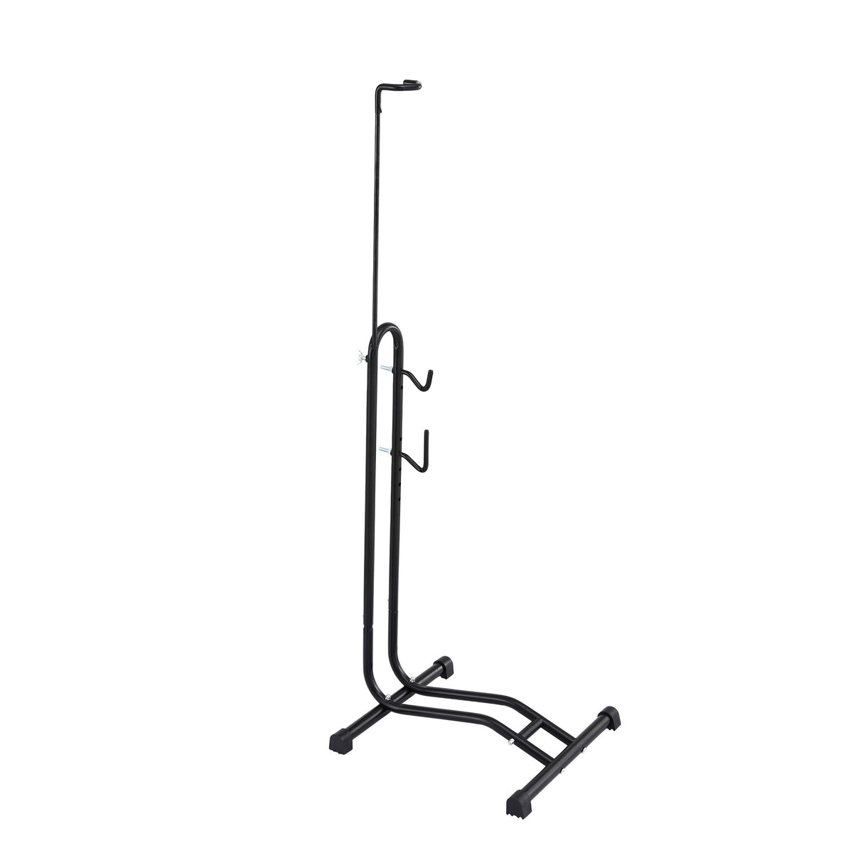 Weisshorn 4-in-1 Bike Parking Stand Vertical Floor Storage Rack for 24"-27.5" Bicycles, Adjustable Height BIKE-STD-BK