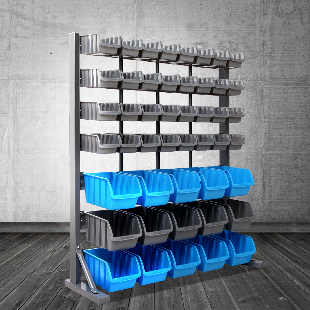 Giantz 47 Storage Bin Rack Free Stand Steel Stand BIN-RACK-47