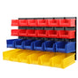 Giantz 24 Storage Bin Rack Wall Mounted BIN-WALL-24