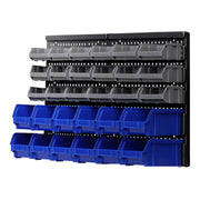 Giantz 30 Storage Bin Rack Wall Mounted BIN-WALL-30
