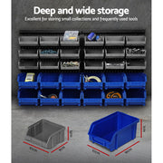Giantz 30 Storage Bin Rack Wall Mounted BIN-WALL-30