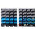 Giantz 48 Storage Bin Rack Wall Mounted Steel Board BIN-WALL-48