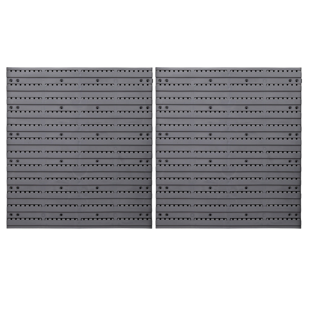 Giantz 96 Storage Bin Rack Wall Mounted BIN-WALL-48X2