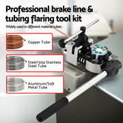 Giantz 45 degrees Brake Line Flaring Tool Kit for 3/16"-3/8" Tubing with Cutter BLINE-BK-4SZ