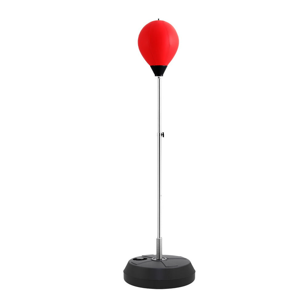 Everfit Adult Punching Bag Stand 150cm Adjustable Freestanding with Gloves and Pump BOXING-A-150-RD
