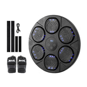 Everfit Music Boxing Machine Bluetooth Wall-Mounted Punch Target with LED Display & Gloves BOXING-A-MUSIC-TS-BK