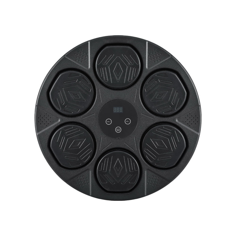Everfit Music Boxing Machine Bluetooth Wall-Mounted Punch Target with LED Display & Gloves BOXING-A-MUSIC-TS-BK