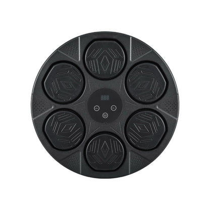 Everfit Music Boxing Machine Bluetooth Wall-Mounted Punch Target with LED Display & Gloves BOXING-A-MUSIC-TS-BK