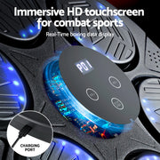 Everfit Music Boxing Machine Bluetooth Wall-Mounted Punch Target with LED Display & Gloves BOXING-A-MUSIC-TS-BK