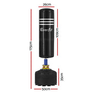 Everfit Boxing Punching Bag Stand 175CM Home Gym Training BOXING-A-STAND-175CM-AB