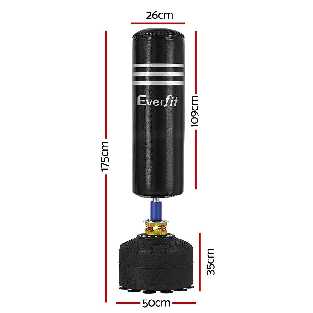 Everfit Boxing Punching Bag Stand 175CM Home Gym Training BOXING-A-STAND-175CM-AB
