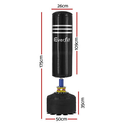 Everfit Boxing Punching Bag Stand 175CM Home Gym Training BOXING-A-STAND-175CM-AB