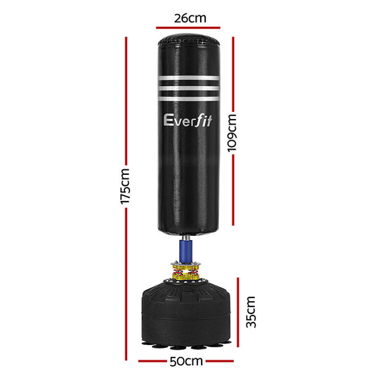 Everfit Boxing Punching Bag Stand 175CM Home Gym Training BOXING-A-STAND-175CM-AB