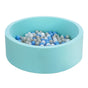 Keezi Kids Ball Pit 90x30cm Ocean Foam Play Pool Barrier Toys Children Blue BPOOL-A-7033-BL
