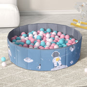Keezi Kids Ball Pool Pit Toddler Play Foldable Child Playhouse Storage Bag Blue BPOOL-B-814-BU