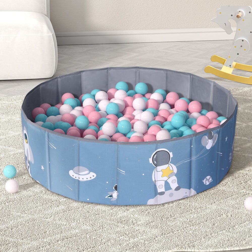 Keezi Kids Ball Pool Pit Toddler Play Foldable Child Playhouse Storage Bag Blue BPOOL-B-814-BU