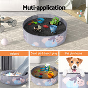 Keezi Kids Ball Pool Pit Toddler Ocean Play Foldable Child Playhouse Storage Bag BPOOL-B-814-GR