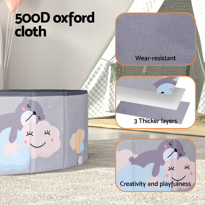 Keezi Kids Ball Pool Pit Toddler Ocean Play Foldable Child Playhouse Storage Bag BPOOL-B-814-GR
