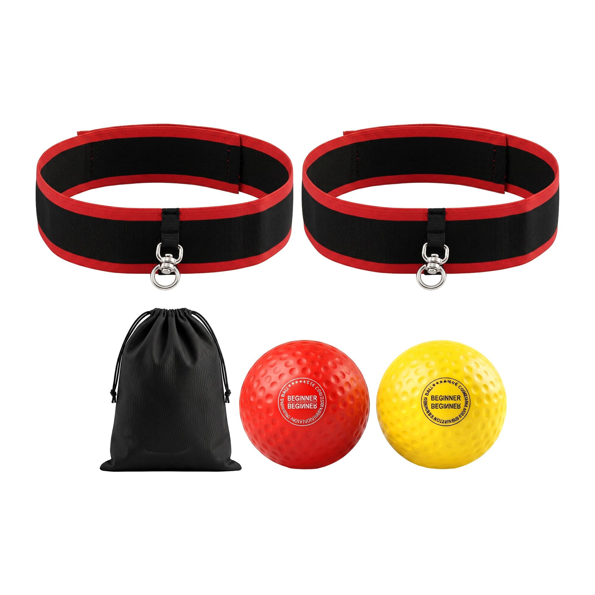 Everfit Boxing Reflex Ball Headband Hand Eye Coordination Stress Relief 2 Balls