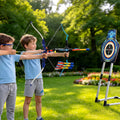 Keezi Kids Bow and Arrow Set Toy Archery Standing Target Suction Cup Arrows BS-KD-8195-SET-BU
