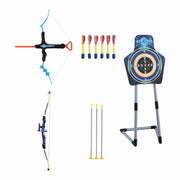 Keezi Kids Bow and Arrow Set Toy Archery Standing Target Suction Cup Arrows BS-KD-8195-SET-BU