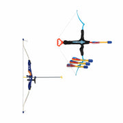 Keezi Kids Bow and Arrow Set Toy Archery Standing Target Suction Cup Arrows BS-KD-8195-SET-BU