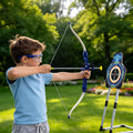 Keezi Kids Bow and Arrow Set Toy Archery Standing Target Suction Cup Arrows Goggles BS-KD-95CM-SET-BU