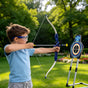 Keezi Kids Bow and Arrow Set Toy Archery Standing Target Suction Cup Arrows Goggles BS-KD-95CM-SET-BU