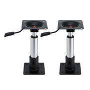 Seamanship Boat Seat Pedestal 34-46cm Adjustable Gas Lift 360 Degrees Swivel 2 Pack BS-PED-GL-3446-BKX2