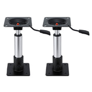 Seamanship Boat Seat Pedestal 34-46cm Adjustable Gas Lift 360 Degrees Swivel 2 Pack BS-PED-GL-3446-BKX2