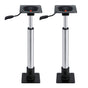 Seamanship Boat Seat Pedestal 55-75cm Adjustable Gas Lift 360 Degrees Swivel 2 Pack BS-PED-GL-5575-BKX2
