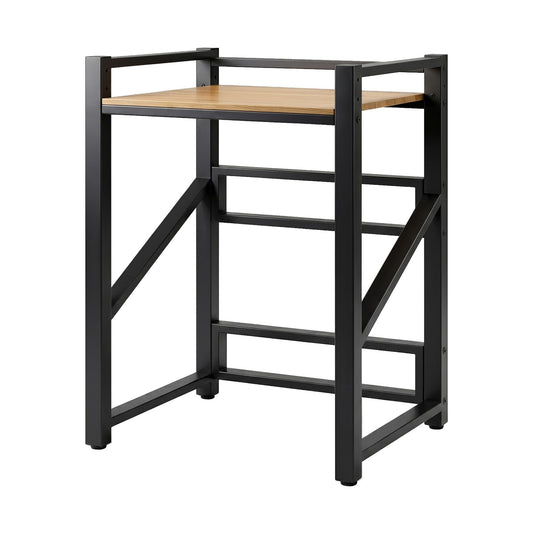 Artiss Over Washing Machine Rack Laundry Shelf Space Saver 75cm Black BSR-A-1T-105H-BK
