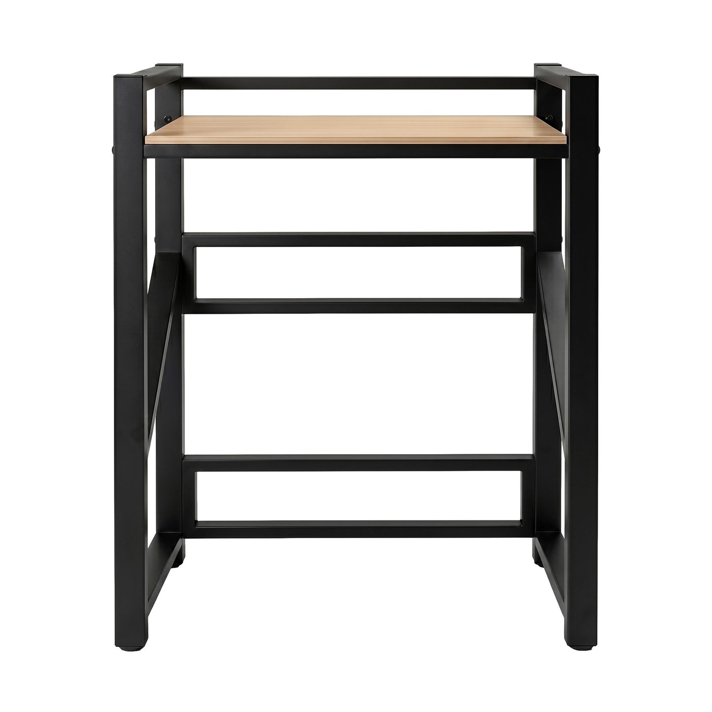 Artiss Over Washing Machine Rack Laundry Shelf Space Saver 75cm Black BSR-A-1T-105H-BK