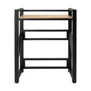 Artiss Over Washing Machine Rack Laundry Shelf Space Saver 75cm Black BSR-A-1T-105H-BK