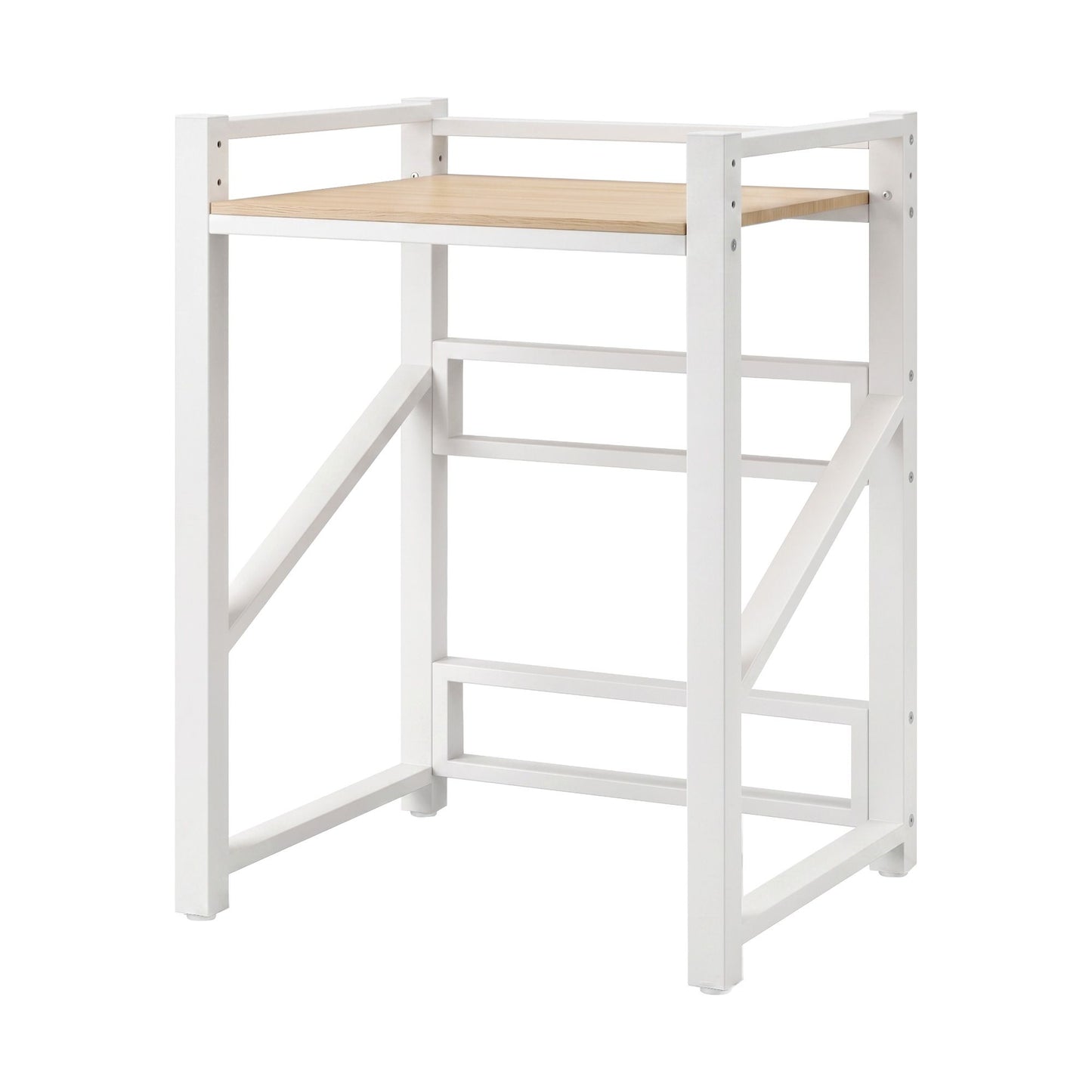 Artiss Over Washing Machine Rack Laundry Shelf Space Saver 75cm White BSR-A-1T-105H-WH