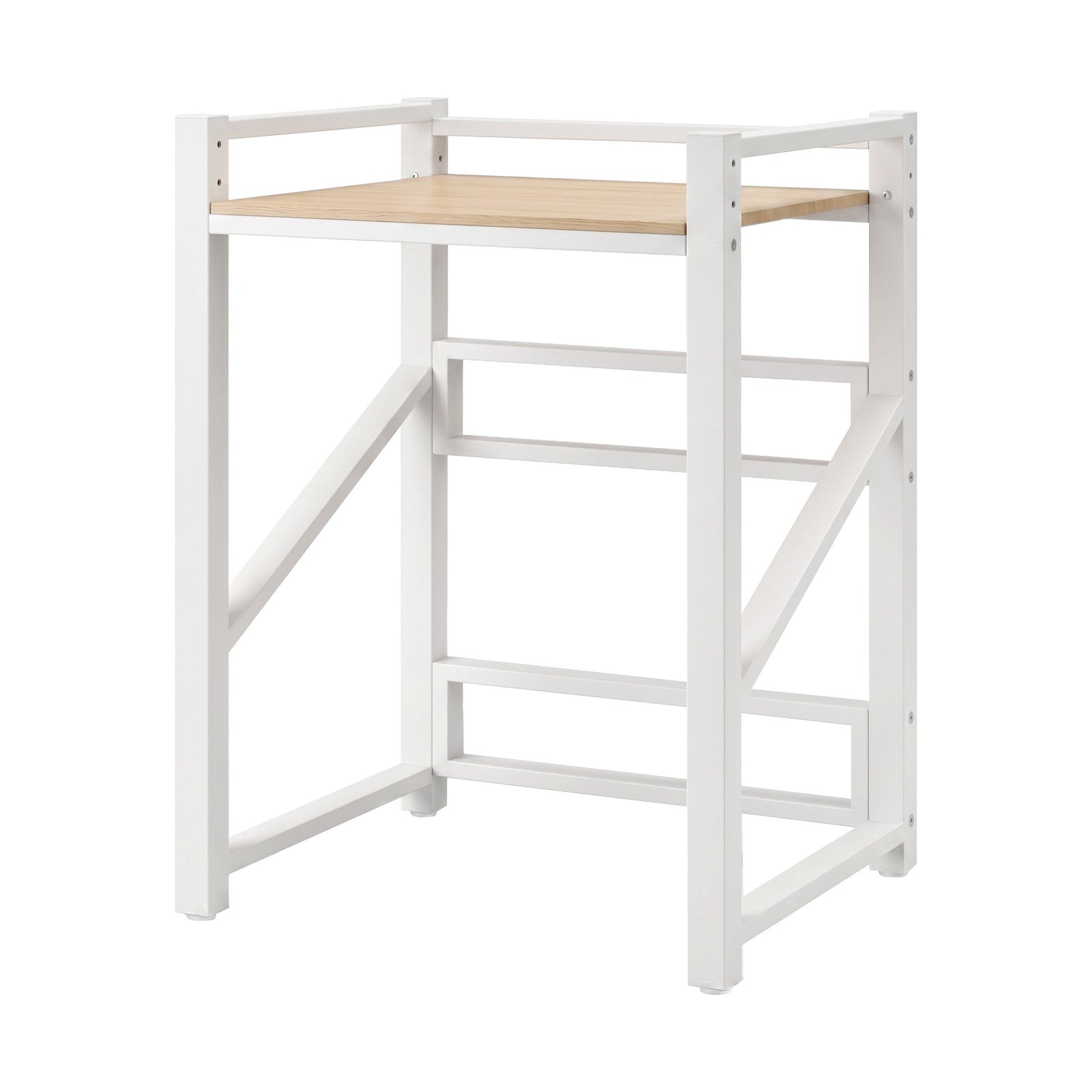 Artiss Over Washing Machine Rack Laundry Shelf Space Saver 75cm White BSR-A-1T-105H-WH