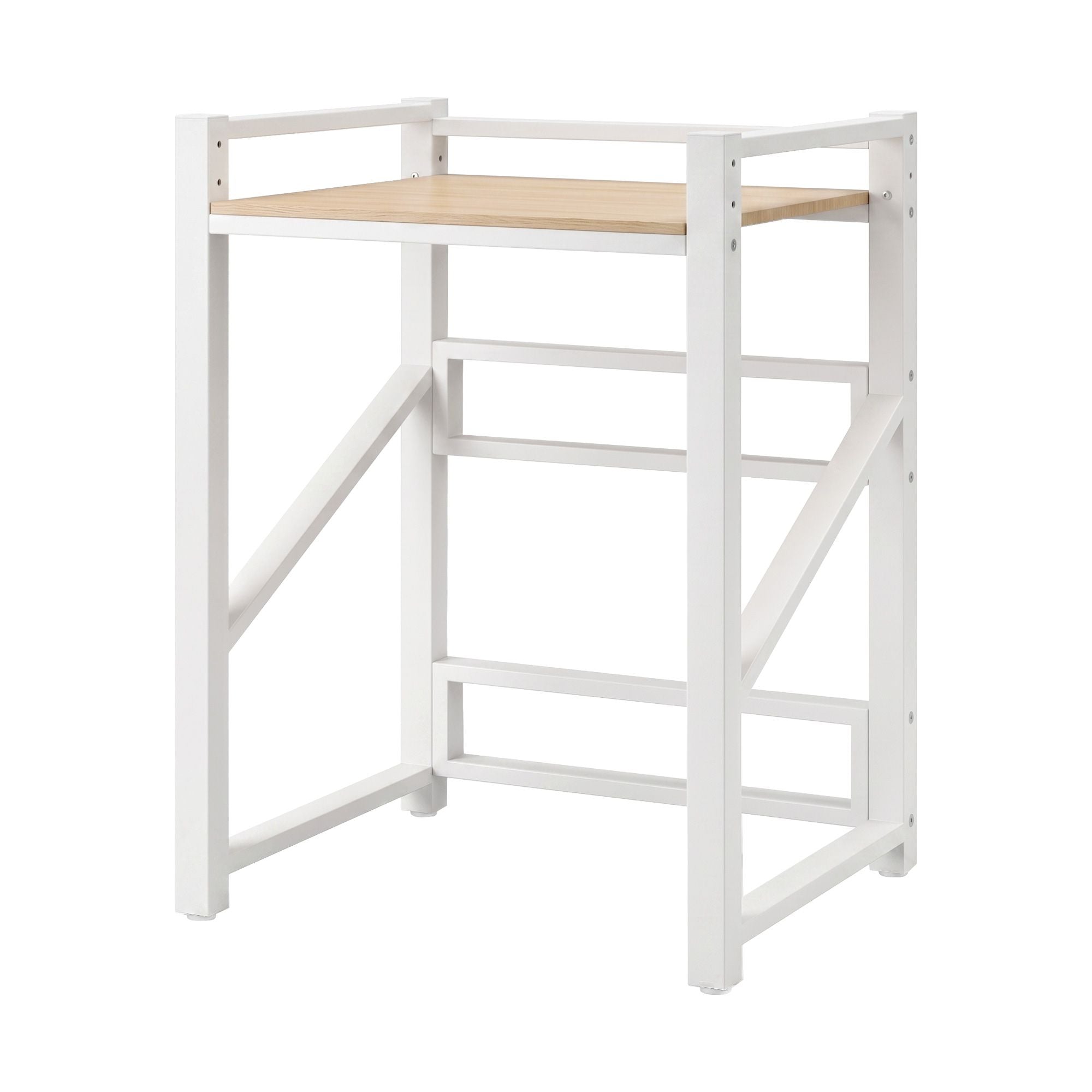 Artiss Over Washing Machine Rack Laundry Shelf Space Saver 75cm White BSR-A-1T-105H-WH