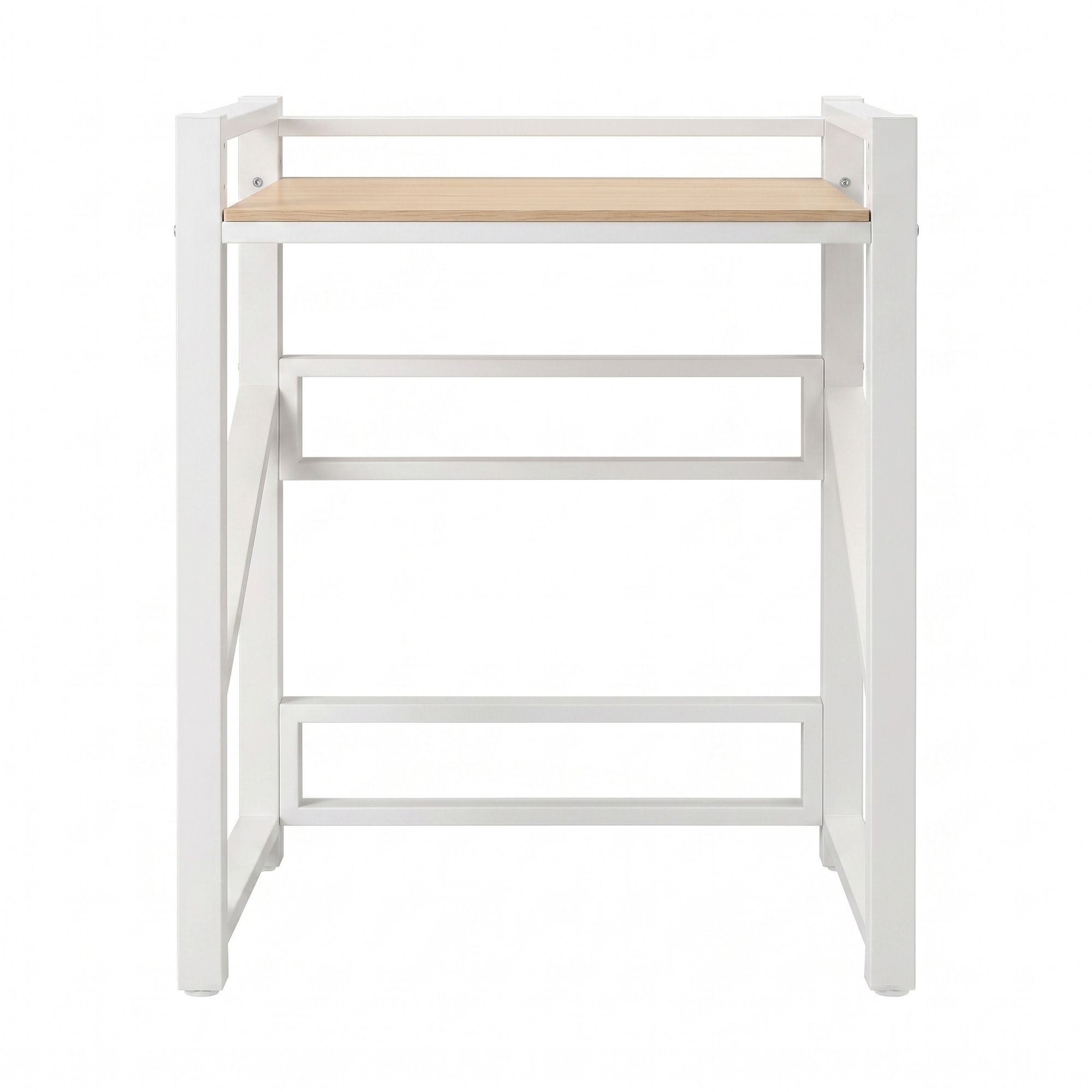 Artiss Over Washing Machine Rack Laundry Shelf Space Saver 75cm White BSR-A-1T-105H-WH