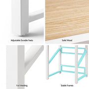 Artiss Over Washing Machine Rack Laundry Shelf Space Saver 75cm White BSR-A-1T-105H-WH