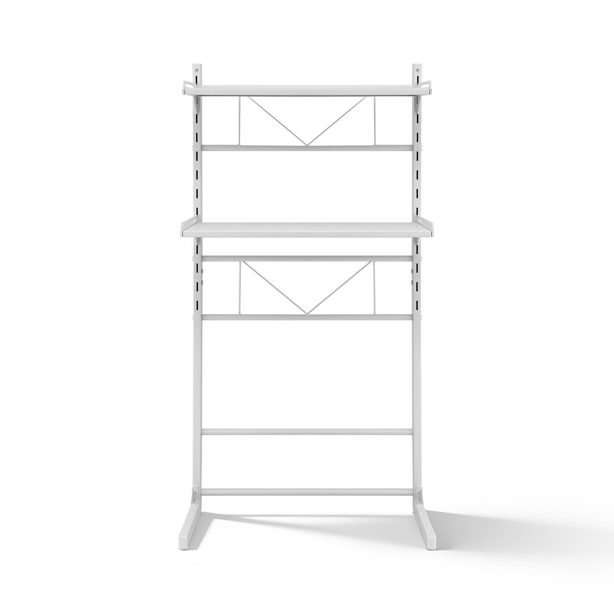 Artiss Over Toilet Bathroom Storage Shelf Rack Over Toilet 2 Tier BSR-A-2T-120H-WH